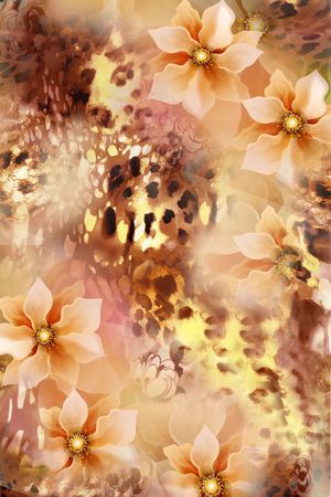 豹纹印花华亿平台图片