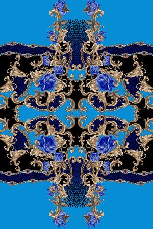 复古印花华亿平台图片