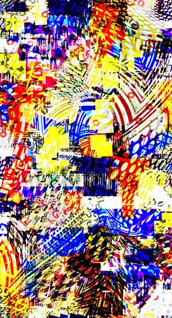 几何印花华亿平台图片