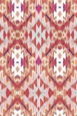 几何菱格印花华亿平台图片