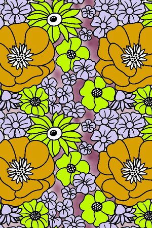 手绘水彩印花华亿平台图片