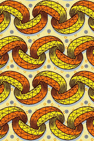 几何线条印花华亿平台图片