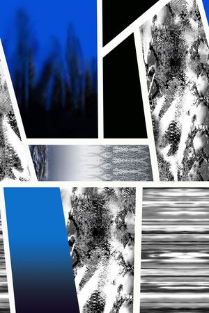 几何方格印花华亿平台图片