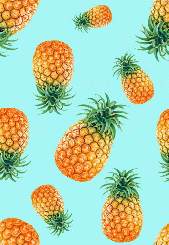 热带水果印花华亿平台图片