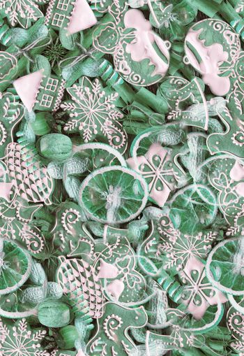 303832-夏日休闲曲奇饼干图案印花