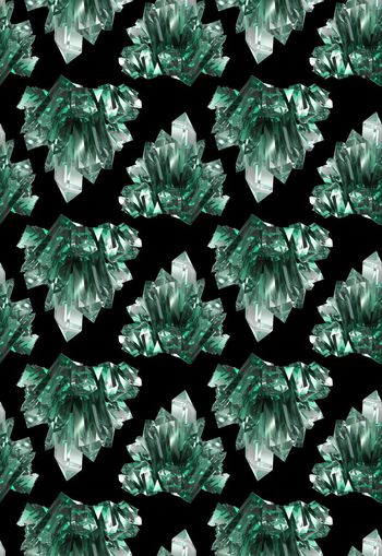 303848-奢华写实珠宝水晶首饰印花华亿平台