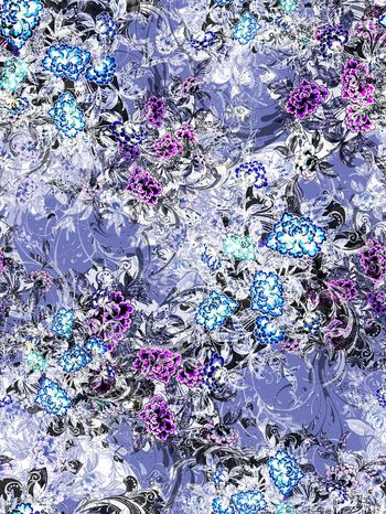 304107-优雅花卉花朵组合