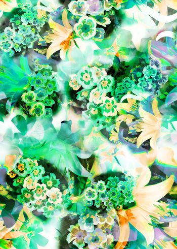 304268-多彩花卉花朵组合