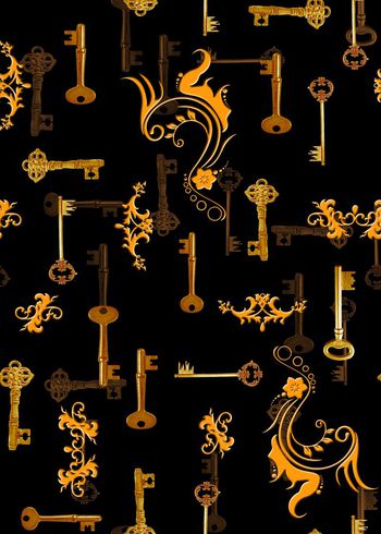 304404-钥匙欧式民族风
