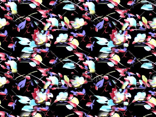 ♥红桃A〖花鸟天堂〗印花华亿平台图片