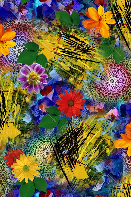 豹纹印花华亿平台图片