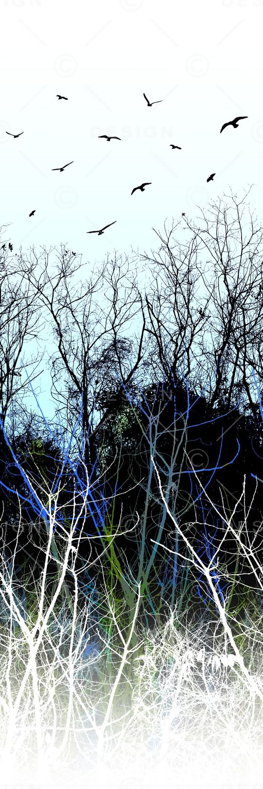 树木印花华亿平台图片