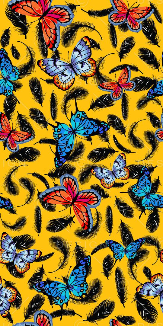 羽毛印花华亿平台图片