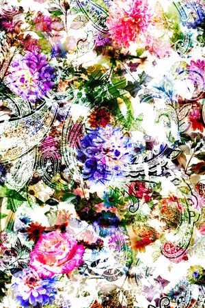 佩斯利印花华亿平台图片