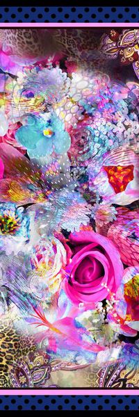 围巾印花华亿平台图片