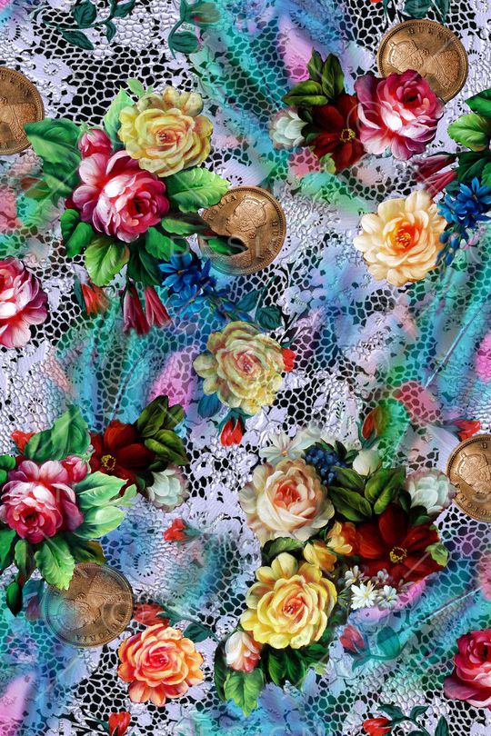 油画花卉印花华亿平台图片