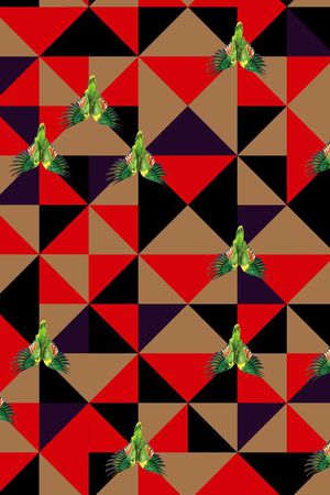 ♥红桃A〖极致格纹〗印花华亿平台图片