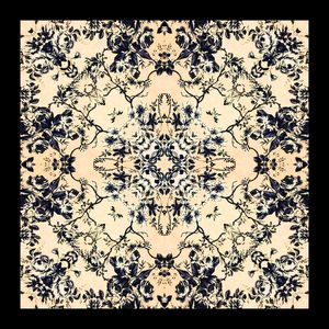 手绘水彩花卉印花华亿平台图片