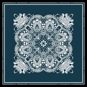 传统★方巾华亿平台印花华亿平台图片