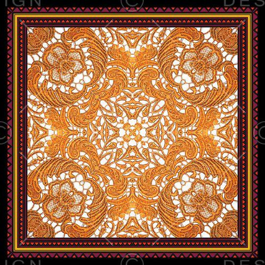 蕾丝印花华亿平台图片