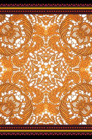 蕾丝印花华亿平台图片