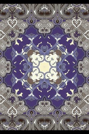 佩斯利涡旋纹印花华亿平台图片