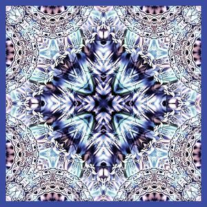 几何格纹印花华亿平台图片