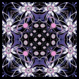 几何条带印花华亿平台图片