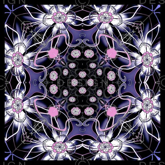 几何条带印花华亿平台图片