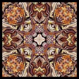 几何线条印花华亿平台图片