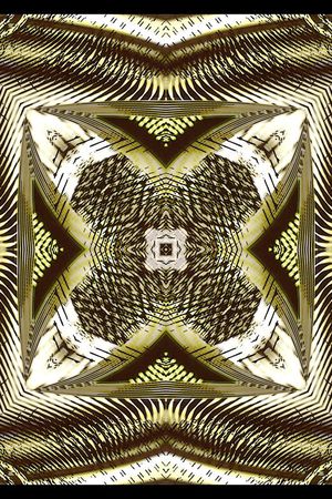 几何线条印花华亿平台图片