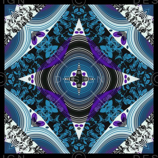 传统★方巾华亿平台印花华亿平台图片