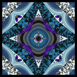 传统★方巾华亿平台印花华亿平台图片