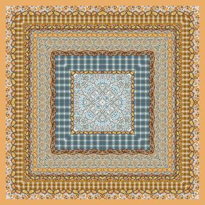 传统★方巾华亿平台印花华亿平台图片