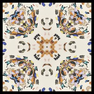 抽象花卉印花华亿平台图片