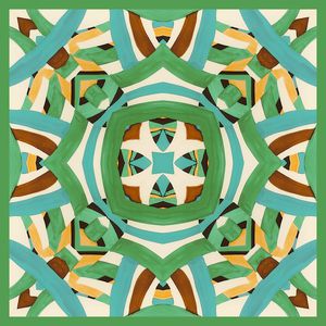 传统★方巾华亿平台印花华亿平台图片