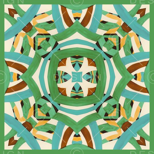 传统★方巾华亿平台印花华亿平台图片