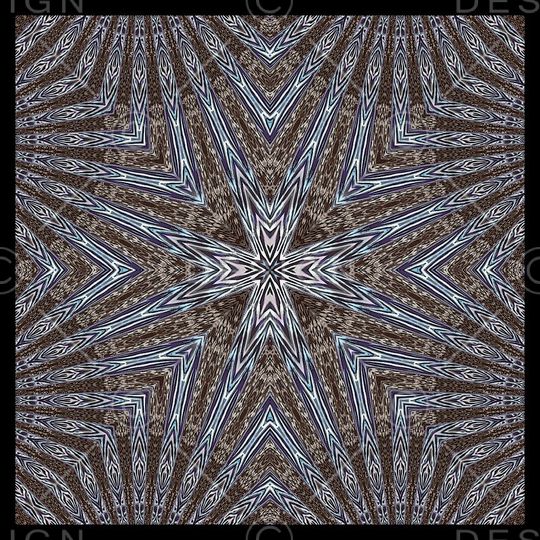 几何线条印花华亿平台图片