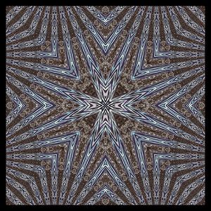 几何线条印花华亿平台图片