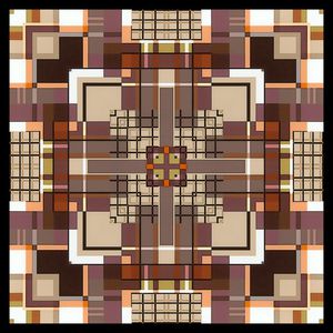 传统★方巾华亿平台印花华亿平台图片