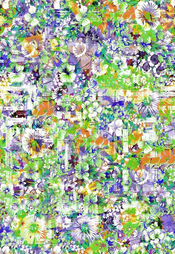 305617-WT285清新碎花水彩绘画变幻华亿平台