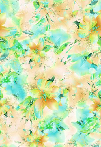 305630-清新花卉水彩绘画变幻华亿平台