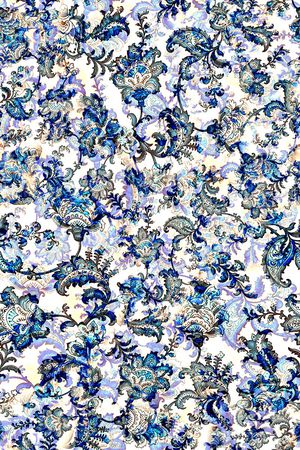 佩斯利涡旋纹印花华亿平台图片