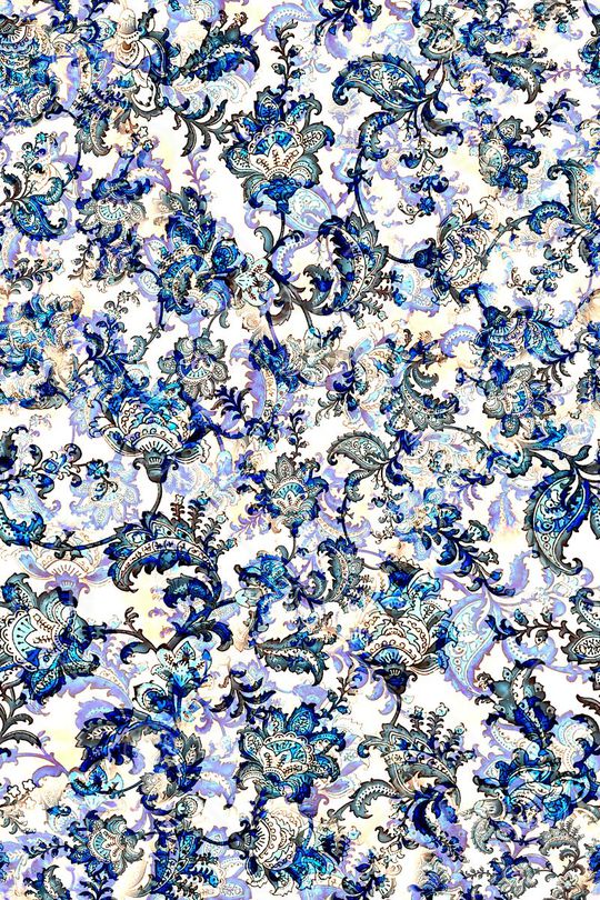 佩斯利涡旋纹印花华亿平台图片