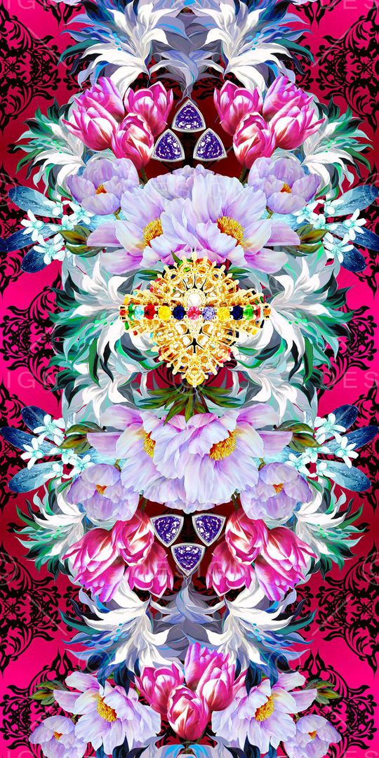 油画花卉印花华亿平台图片