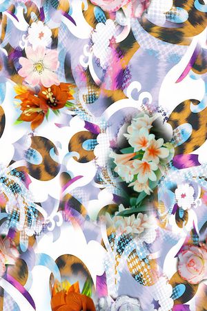 佩斯利涡旋纹印花华亿平台图片