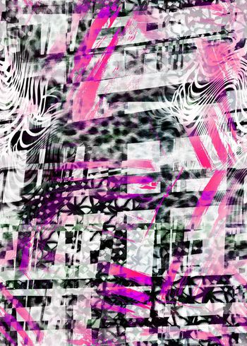 305890-格纹动物纹民族组合