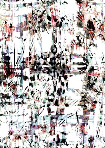 305899-抽象朦胧格纹动物纹组合