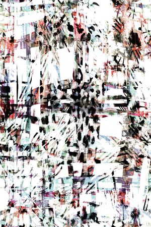 几何格纹印花华亿平台图片