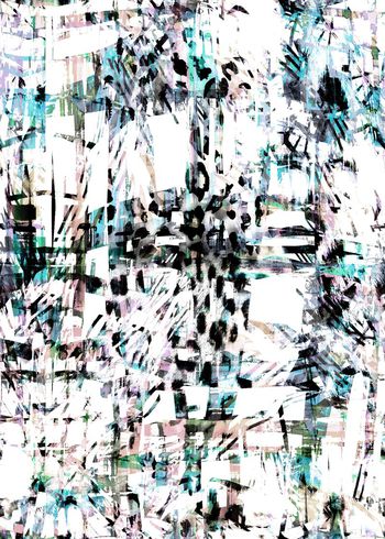 305900-抽象朦胧格纹动物纹组合